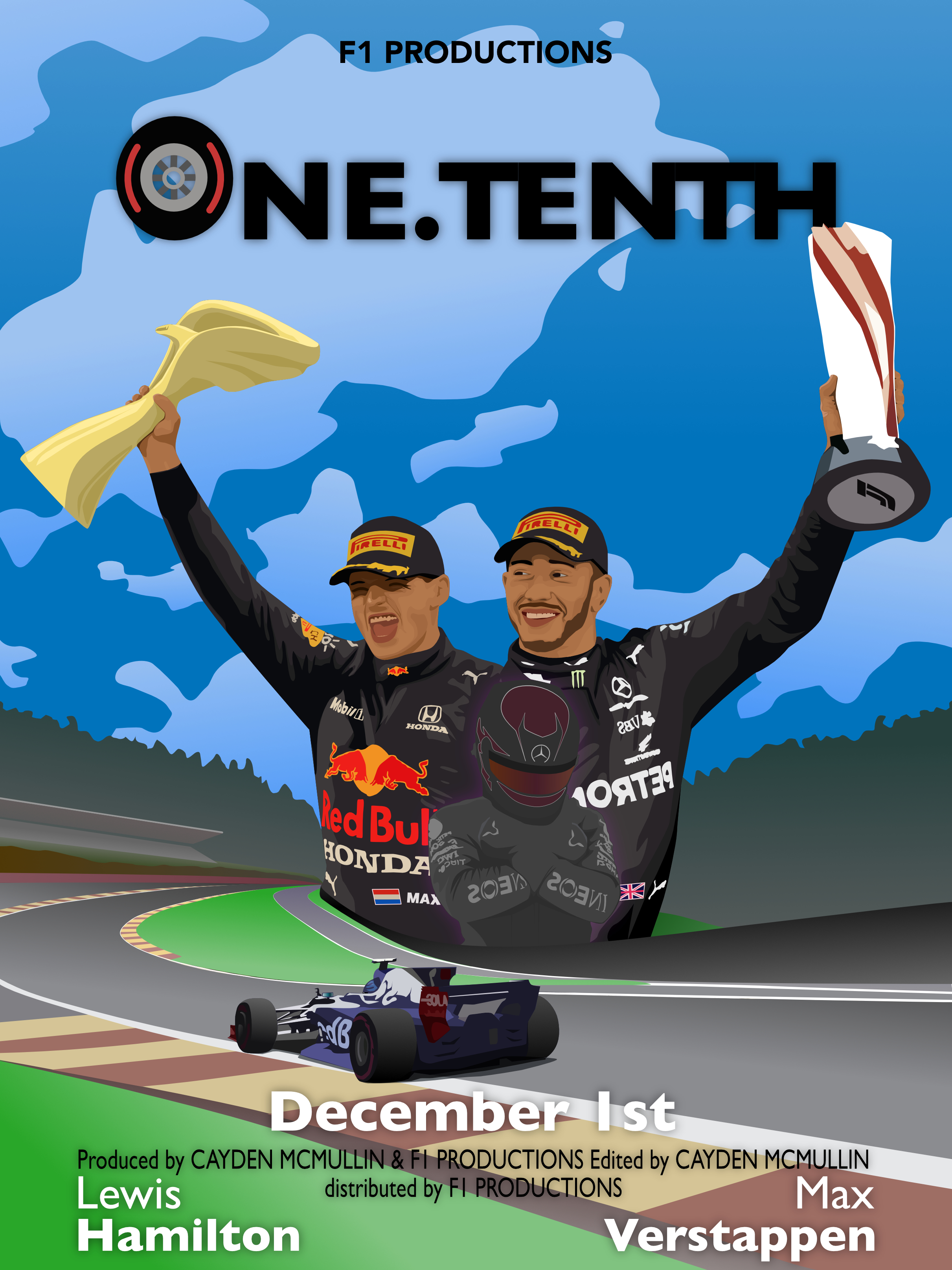 One Tenth vector poster